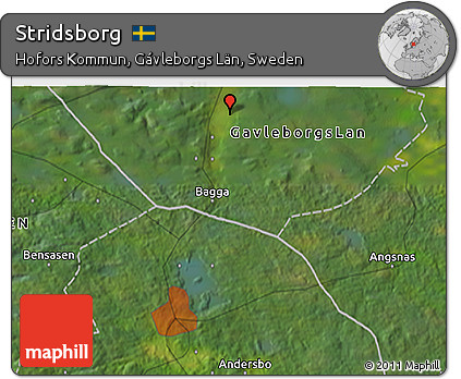 Satellite 3D Map of Stridsborg