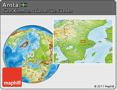 Physical Location Map of Ansta