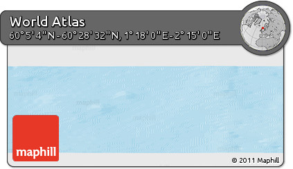 Physical Panoramic Map of the Area around 60° 16' 48" N, 1° 46' 29" E