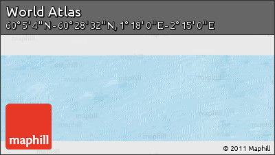 Physical Panoramic Map of the Area around 60° 16' 48" N, 1° 46' 29" E