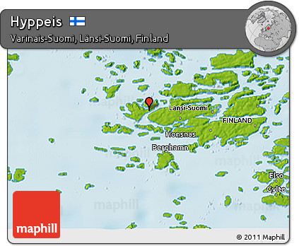 Physical 3D Map of Hyppeis