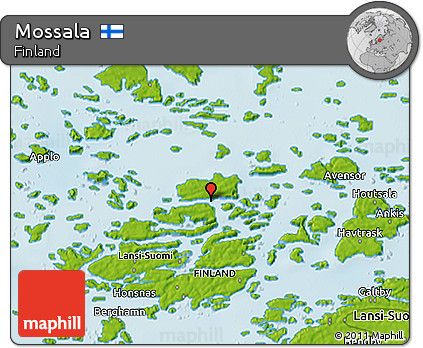 Physical 3D Map of Mossala