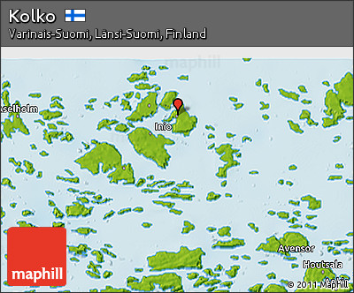 Physical 3D Map of Kolko