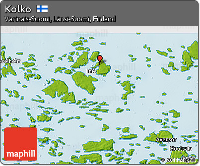 Physical 3D Map of Kolko