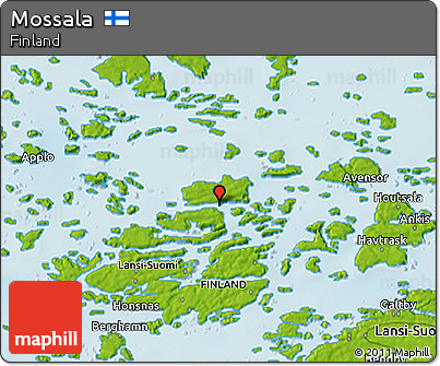 Physical 3D Map of Mossala