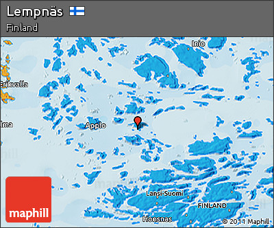 Political 3D Map of Lempnäs