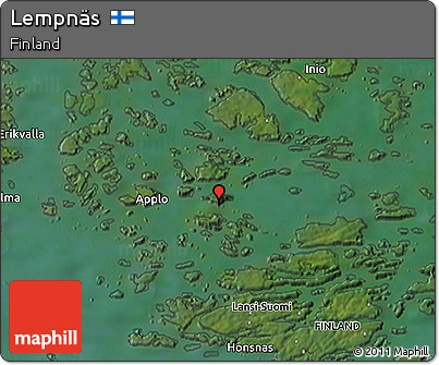 Satellite 3D Map of Lempnäs