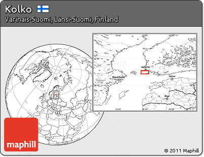 Blank Location Map of Kolko