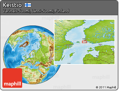 Physical Location Map of Keistiö