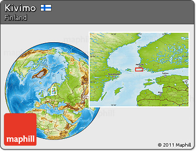 Physical Location Map of Kivimo
