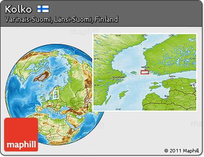 Physical Location Map of Kolko
