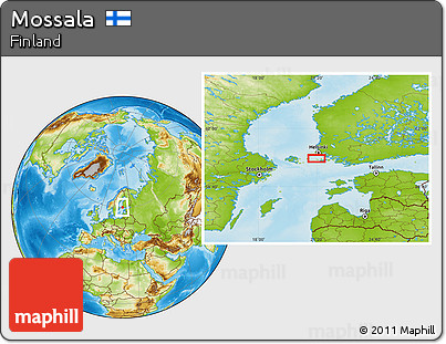 Physical Location Map of Mossala