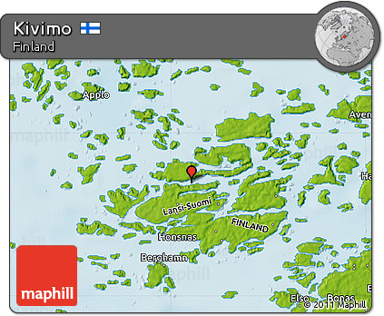 Physical Map of Kivimo