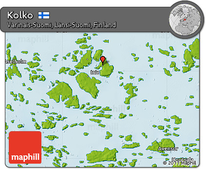 Physical Map of Kolko