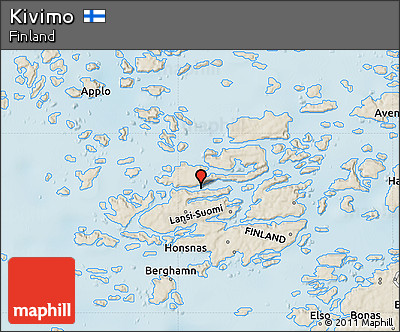 Shaded Relief Map of Kivimo