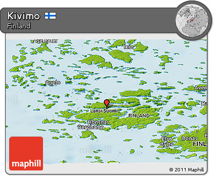 Physical Panoramic Map of Kivimo