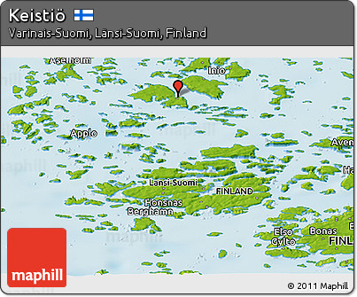 Physical Panoramic Map of Keistiö