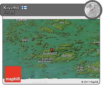 Satellite Panoramic Map of Kivimo