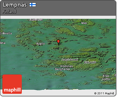Satellite Panoramic Map of Lempnäs