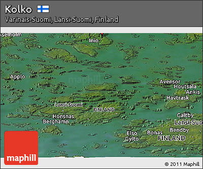 Satellite Panoramic Map of Kolko