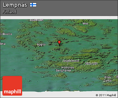Satellite Panoramic Map of Lempnäs