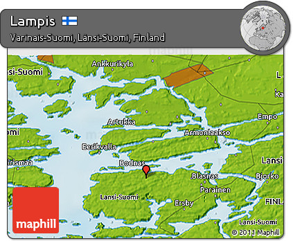 Physical 3D Map of Lampis