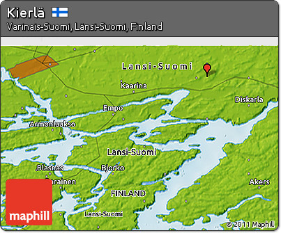 Physical 3D Map of Kierlä
