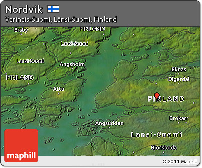 Satellite 3D Map of Nordvik