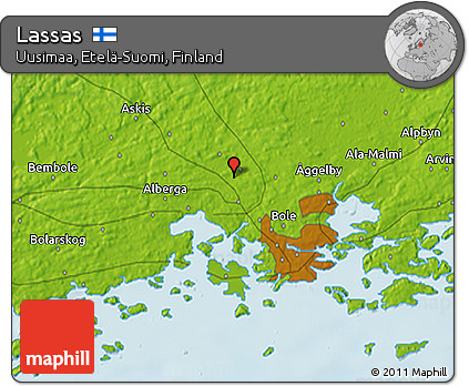 Physical 3D Map of Lassas