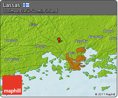 Physical 3D Map of Lassas