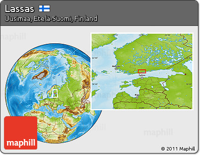 Physical Location Map of Lassas