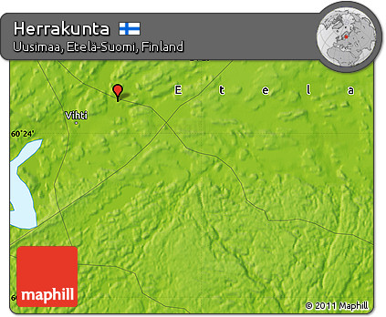 Physical Map of Herrakunta