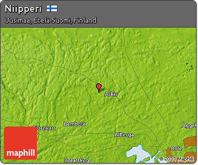 Physical Map of Niipperi