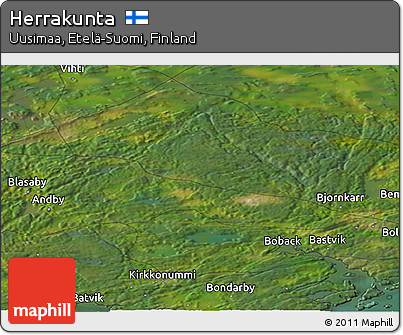 Satellite Panoramic Map of Herrakunta