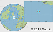 Savanna Style Location Map of the area around 60° 16' 48" N, 24° 34' 30" W