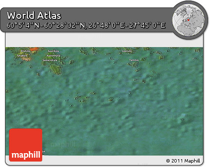 Satellite 3D Map of the Area around 60° 16' 48" N, 27° 16' 29" E