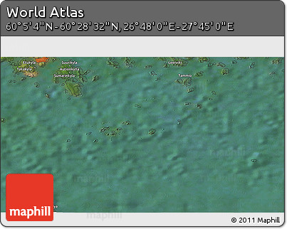 Satellite 3D Map of the Area around 60° 16' 48" N, 27° 16' 29" E