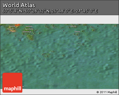 Satellite 3D Map of the Area around 60° 16' 48" N, 27° 16' 29" E