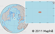 Gray Location Map of the area around 60° 16' 48" N, 27° 58' 30" W