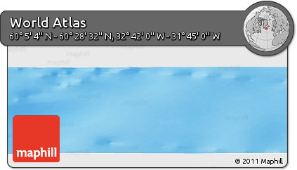 Physical Panoramic Map of the Area around 60° 16' 48" N, 32° 13' 30" W
