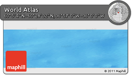 Physical Panoramic Map of the Area around 60° 16' 48" N, 36° 28' 30" W