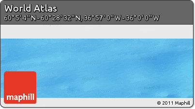 Physical Panoramic Map of the Area around 60° 16' 48" N, 36° 28' 30" W