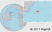 Gray Location Map of the area around 60° 16' 48" N, 39° 1' 29" W