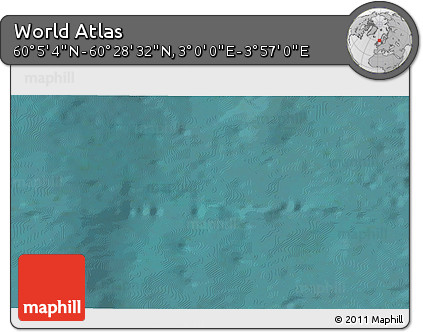 Satellite 3D Map of the Area around 60° 16' 48" N, 3° 28' 30" E