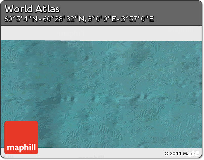 Satellite 3D Map of the Area around 60° 16' 48" N, 3° 28' 30" E