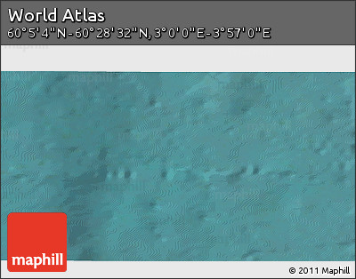 Satellite 3D Map of the Area around 60° 16' 48" N, 3° 28' 30" E