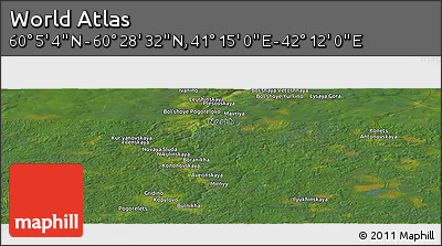 Satellite Panoramic Map of the Area around 60° 16' 48" N, 41° 43' 30" E