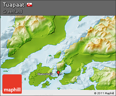 Physical 3D Map of Tuapaat