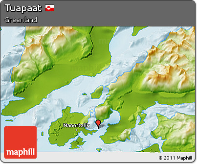 Physical 3D Map of Tuapaat