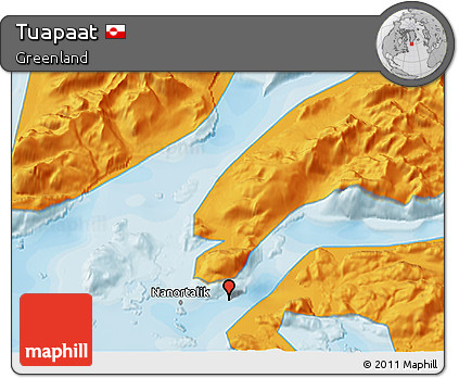 Political 3D Map of Tuapaat